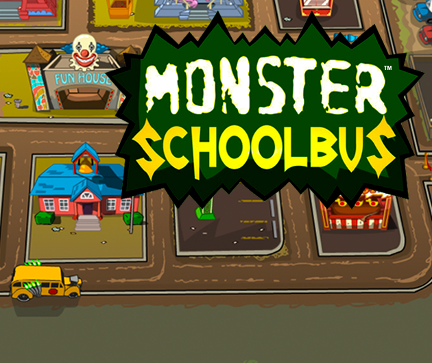 Monster School Bus title
